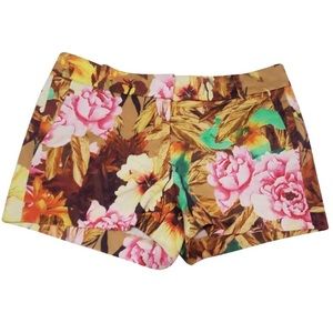 J Crew floral shorts